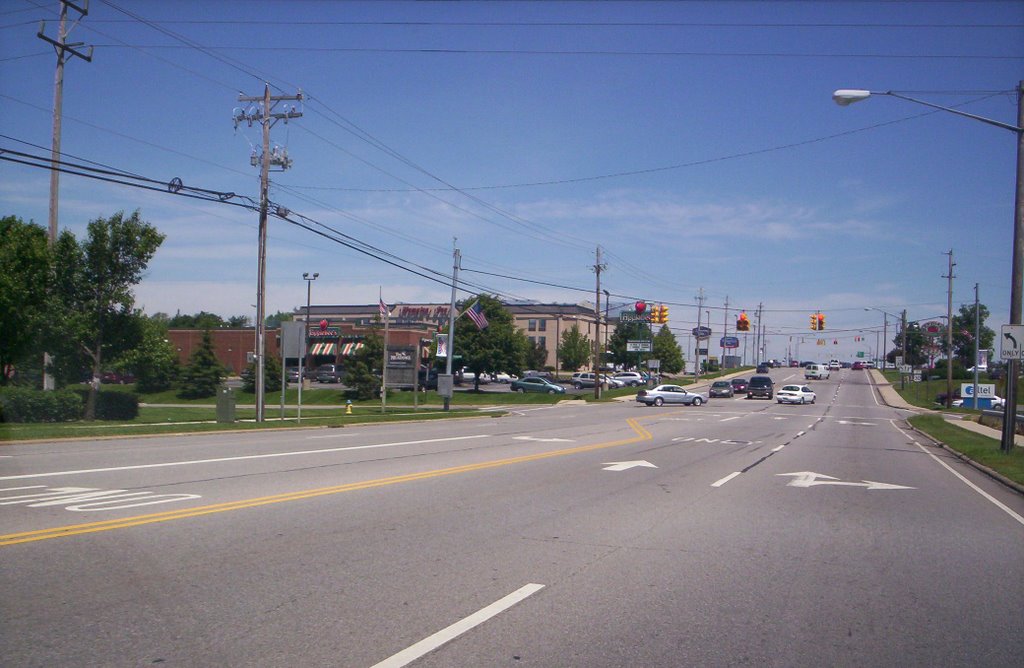 Lexington-Springmill Road heading northbound in Ontario, Ohio