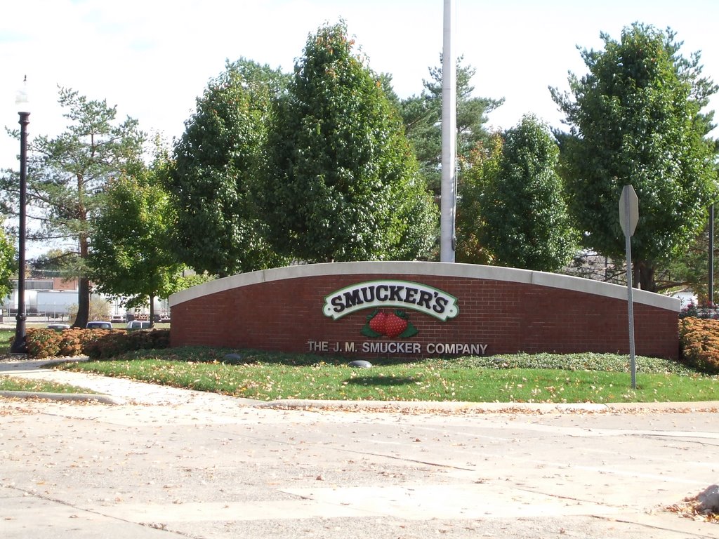 Smuckers plant sign in Orrville