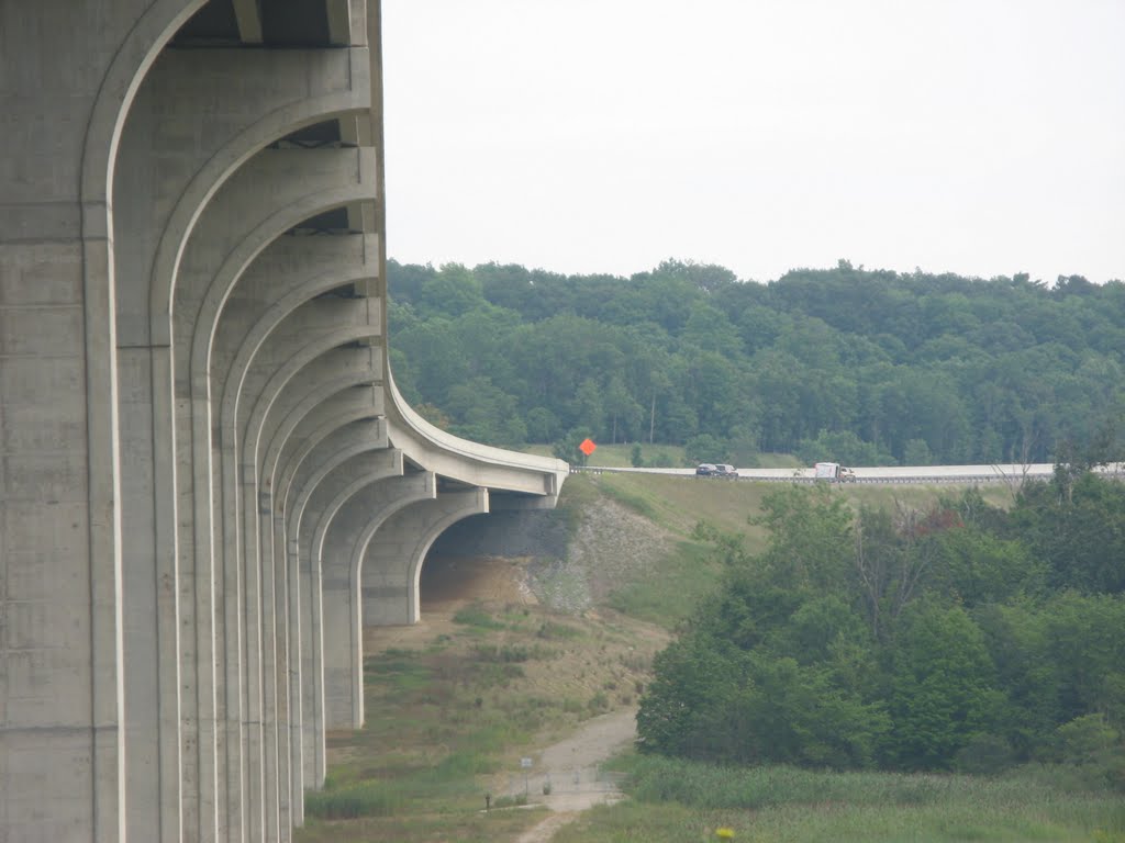 Ohio Turnpike bridge over the Cuyahoga Valley National Park