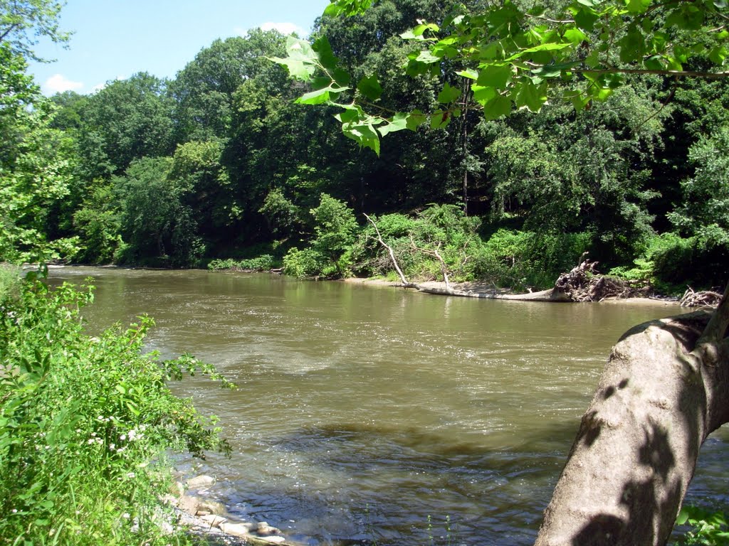 Cuyahoga river south of Peninsula