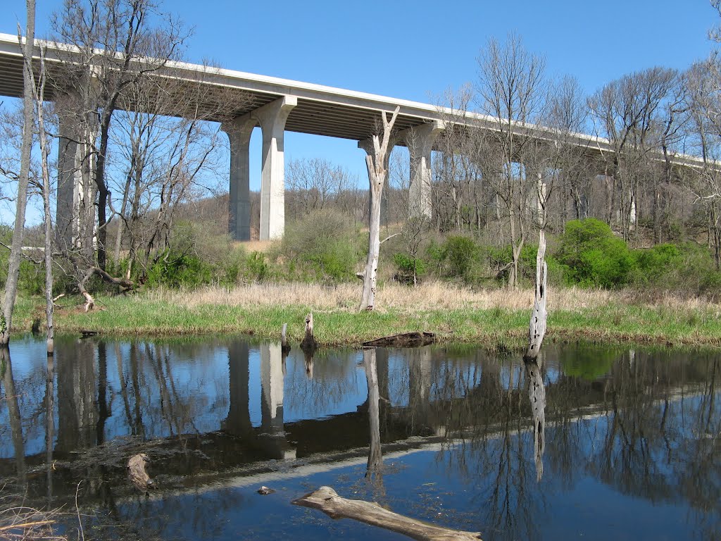 Ohio Turnpike Bridge from the Towpath Trail, Cuyahoga Valley Nat. Park, Ohio
