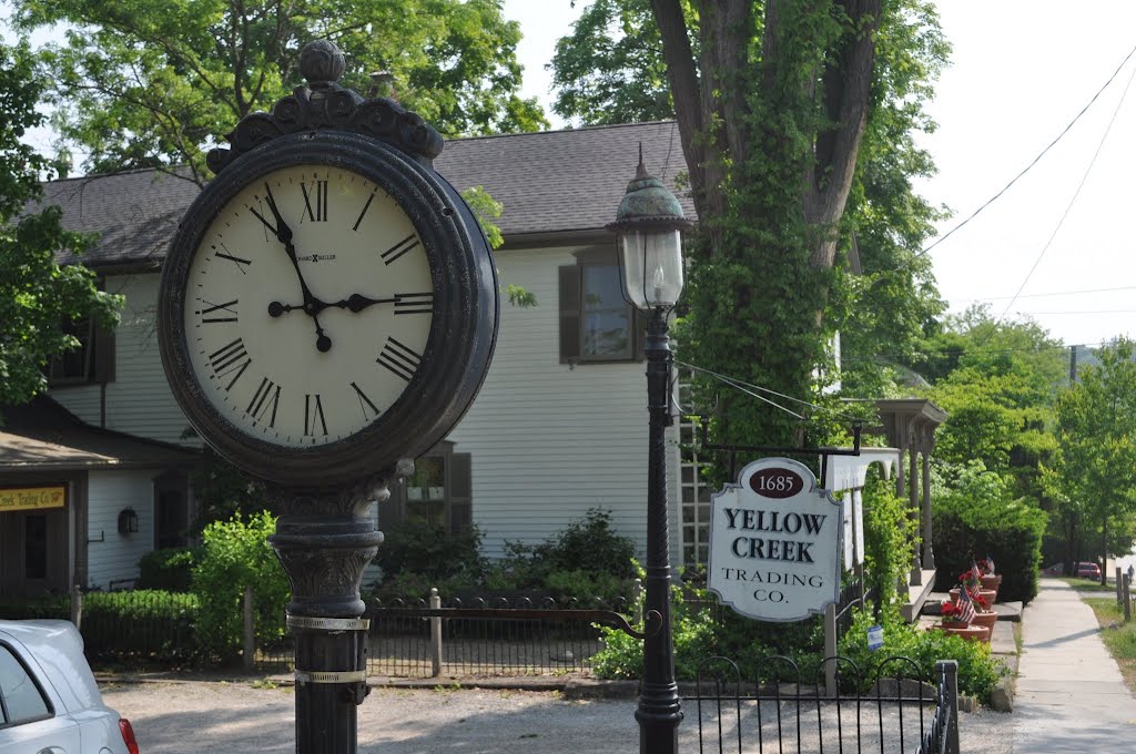Picturesque clock.