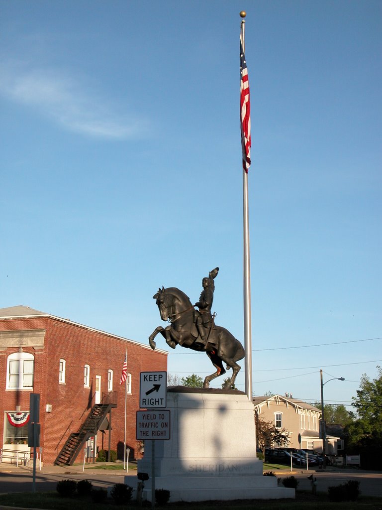 General Philip Henry Sheridan Equestrian Memorial, Town Square, Somerset, Ohio