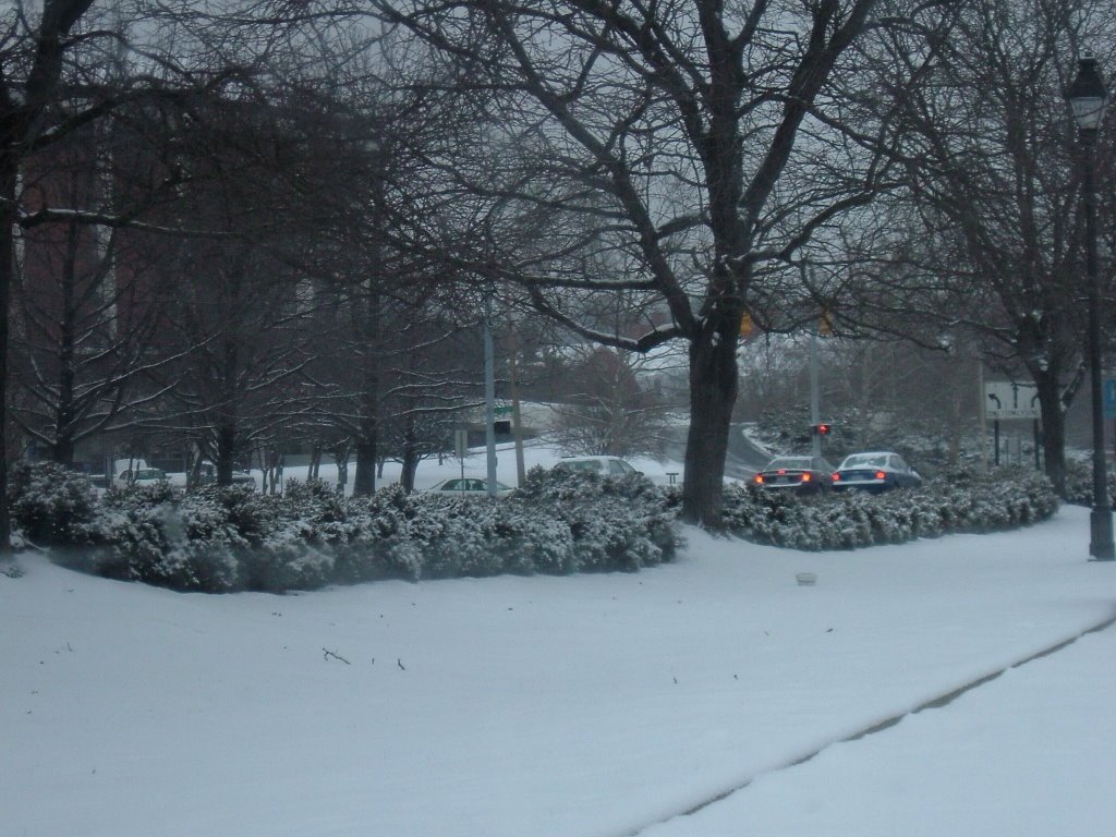 Snow in Athens