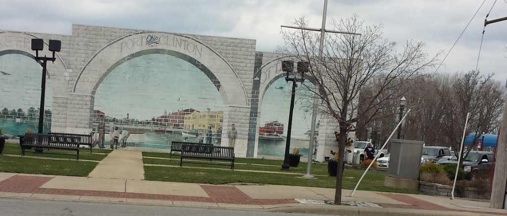 The painted wall.