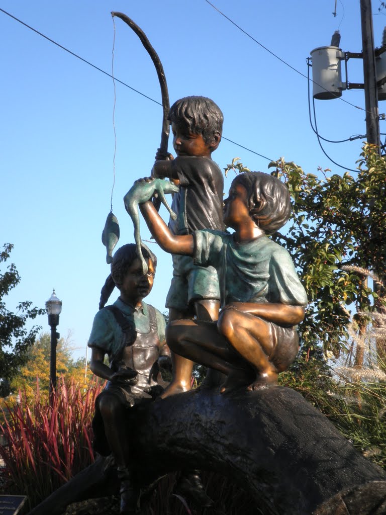 Kids fishing