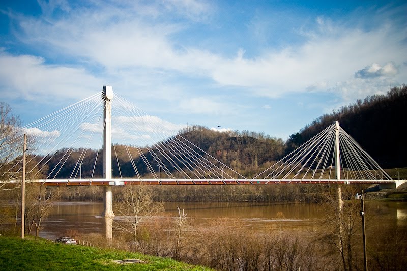 Chillicothe Street Suspension Bridge - Portsmouth Ohio