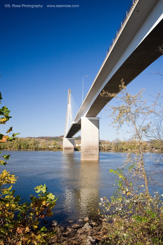East End Bridge In Fall Huntington, West Virginia