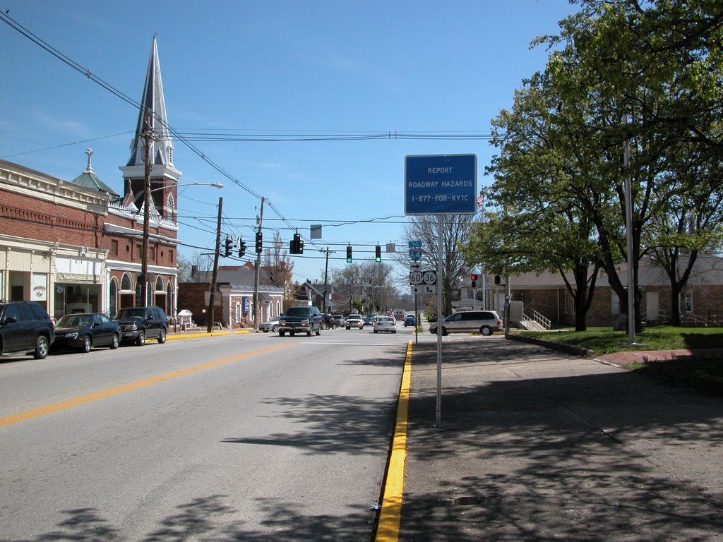 Main Street Looking Eastward, Downtown, Owingsville, Kentucky