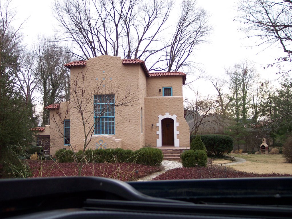 Very odd looking house. Very interesting.