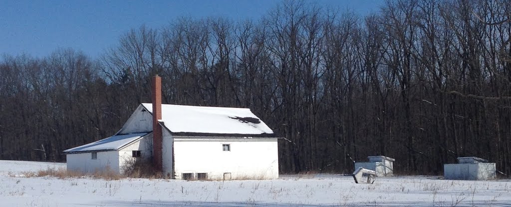 One room Amish school house, no longer in use.