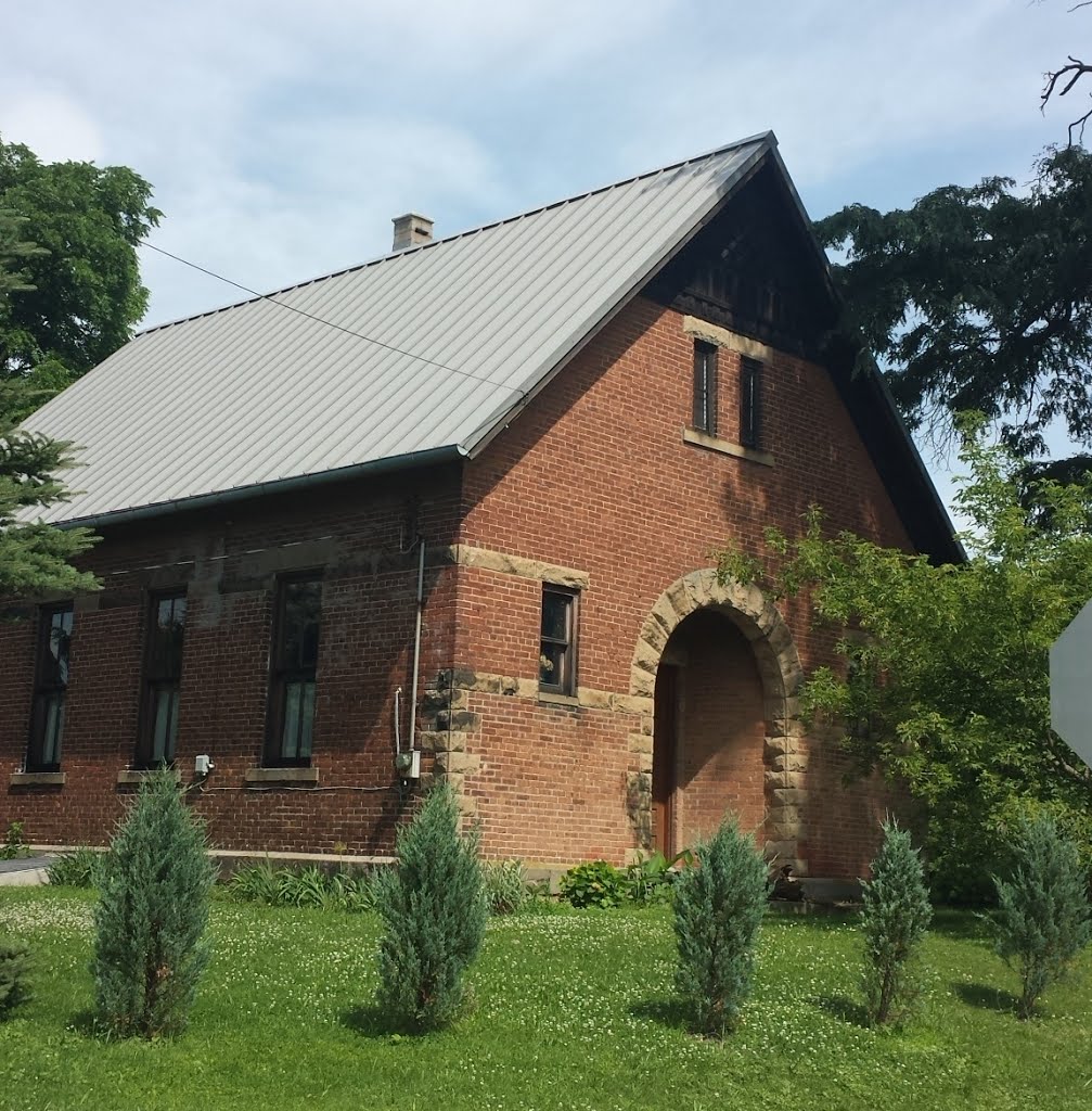 Brick church.