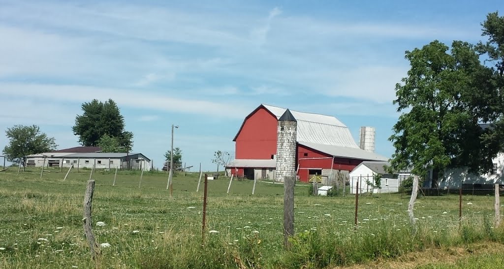 Pasture and farm.