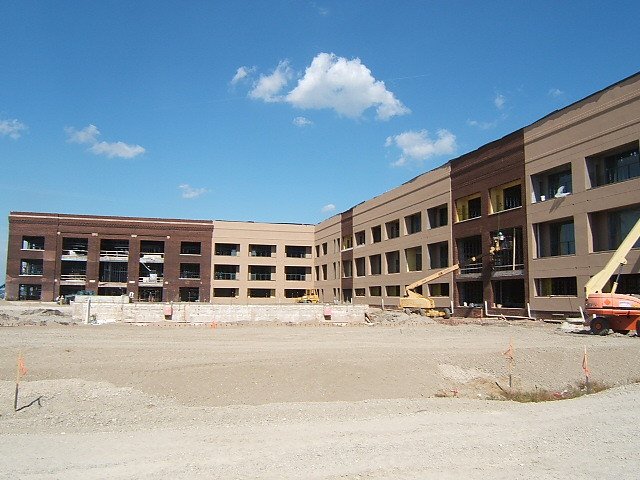 Construction prior to Garages, Pool, and Paving
