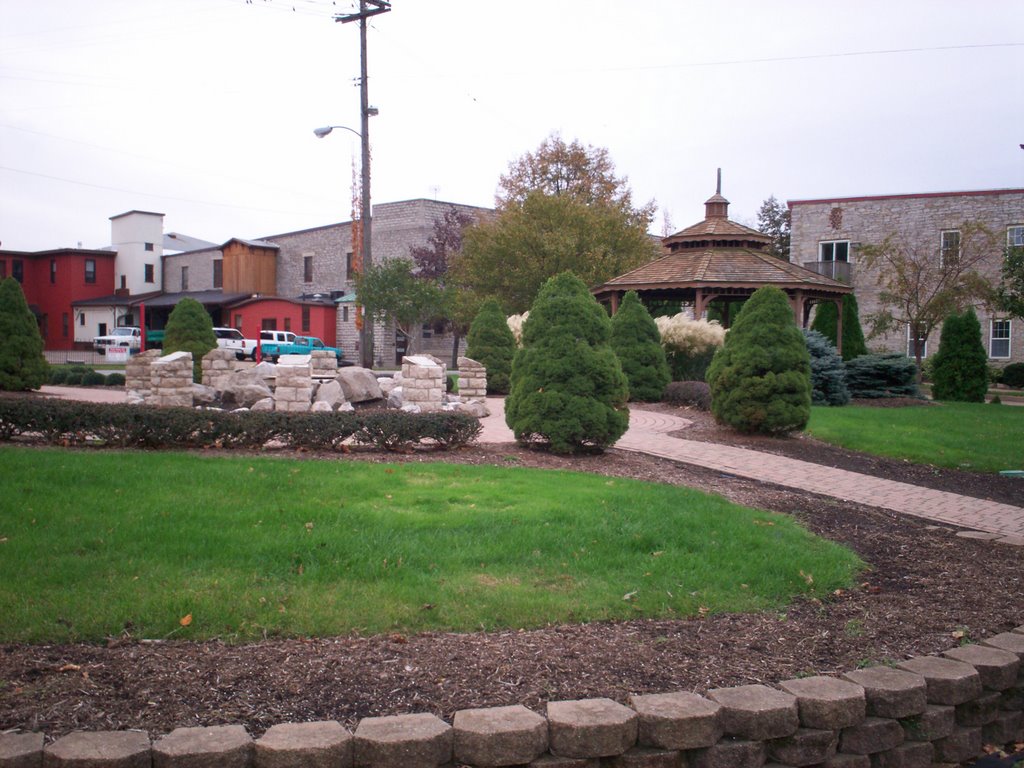 New park being built downtown to commemorate the Underground Railroad 10/26/07