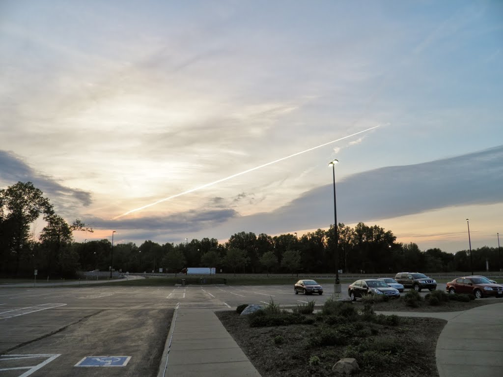 Evening Sky at Amherst, Ohio Turnpike
