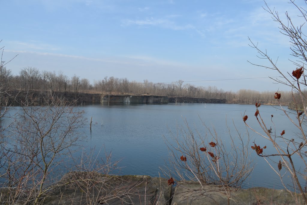 The quarry that made this town.