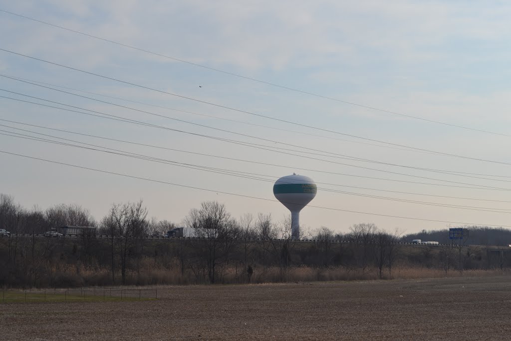 Water tower.