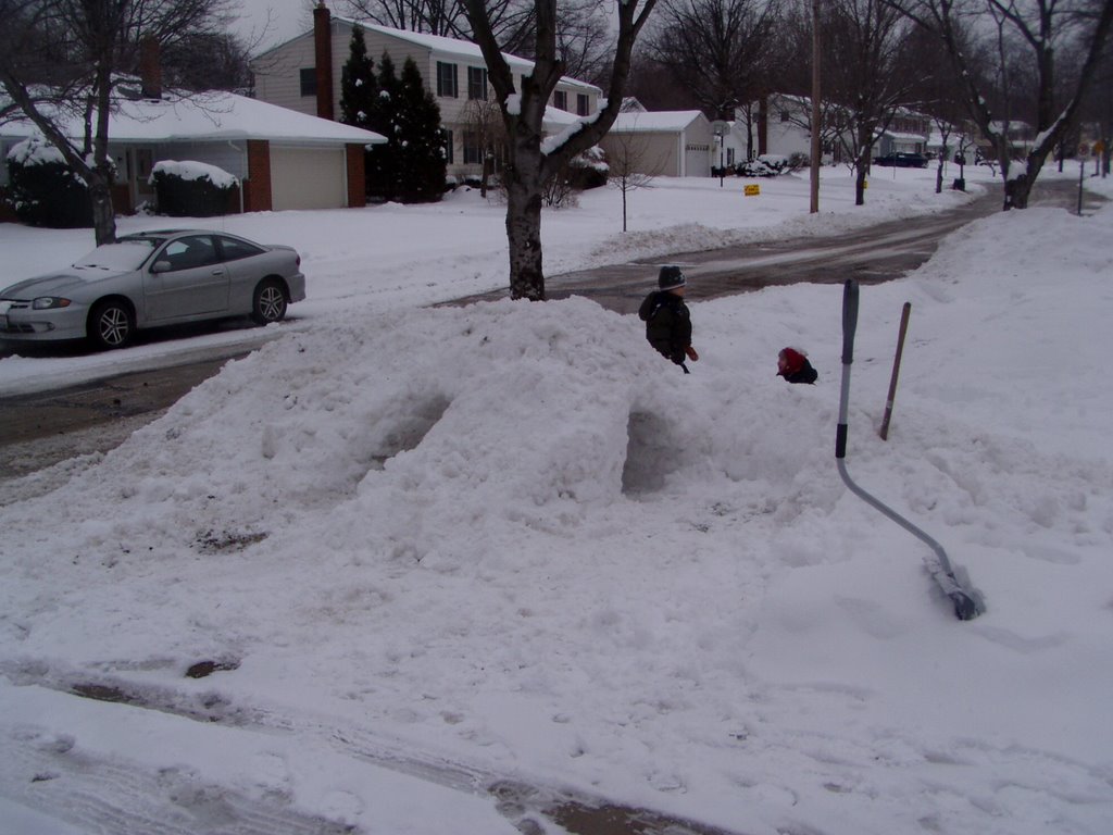 Our house in winter