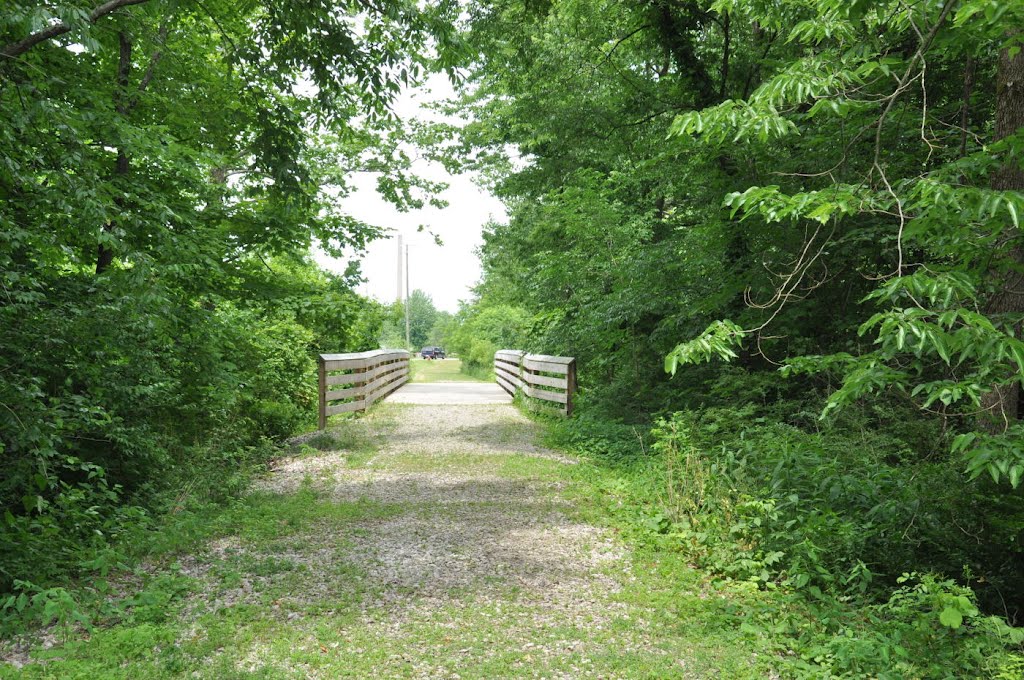 End of Heart of Ohio Trail at Mt Vernon