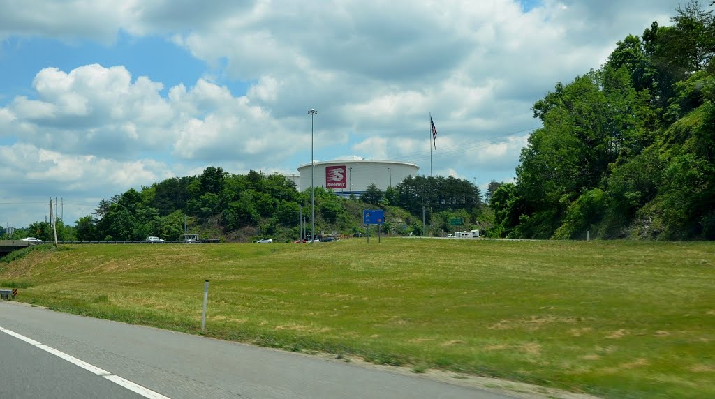 Oil Storage Tanks, Interstate 64, Eastbound