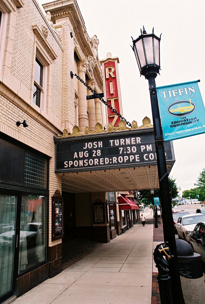 Ritz Theater Marquee Tiffin Ohio USA