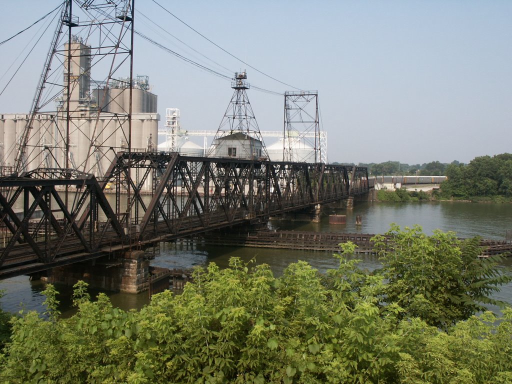 Railroad bridge over Maumee, Toledo, OH