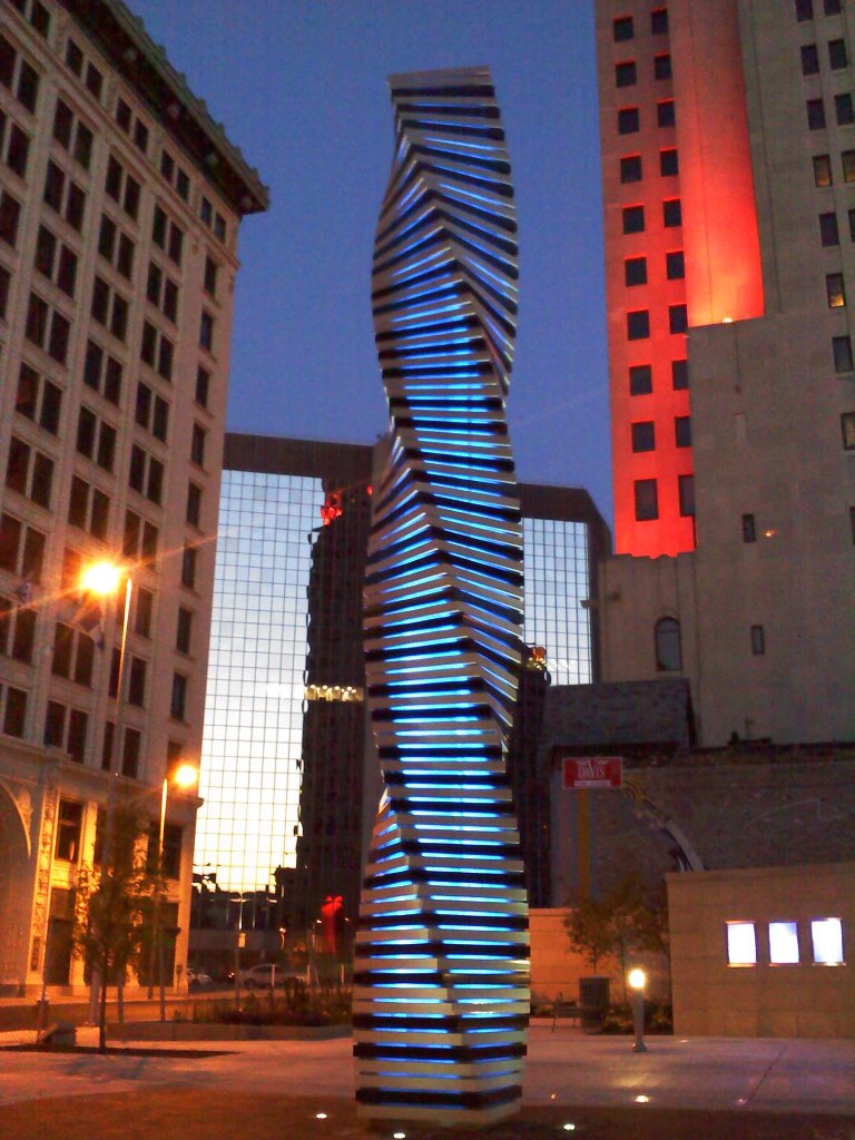 Art Tatum scupture downtown Toledo Ohio