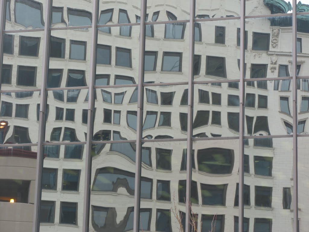 downtown reflections, Toledo, Ohio