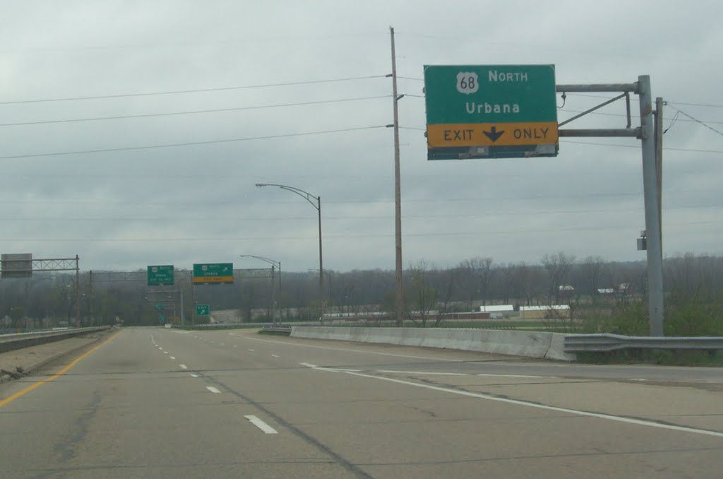US-68 North Exit on OH-334 Westbound 04/24/2011