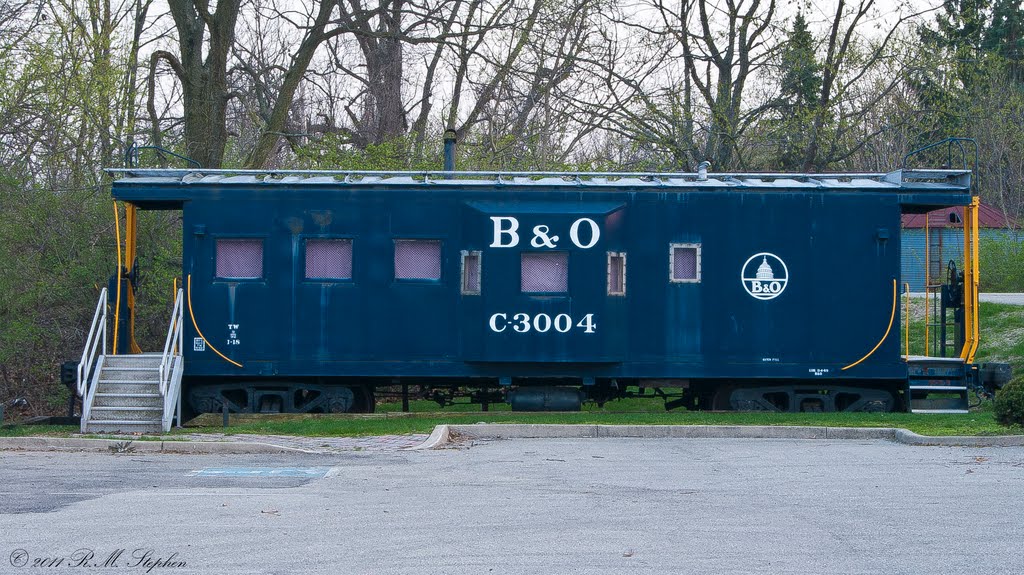 B&O Train Car @ Olde Town Commons, Trotwood, OH