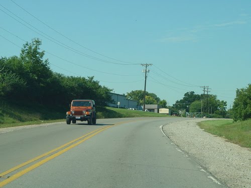 Looking west along Harper
