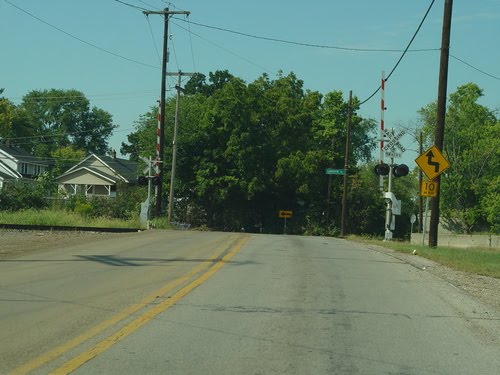 Looking west at RR tracks