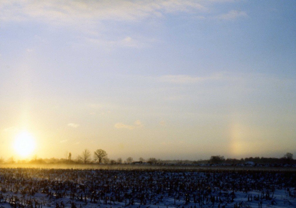 sunset at -20