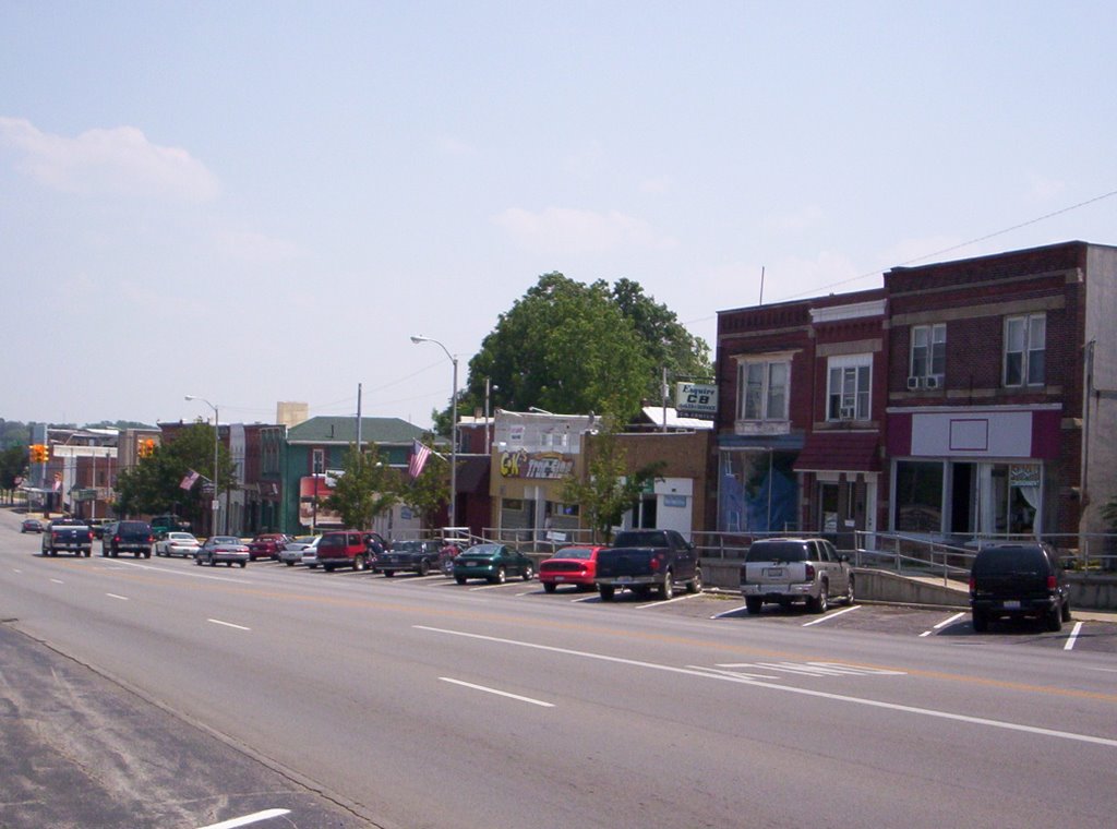 Downtown Fremont, Ohio on West State Street