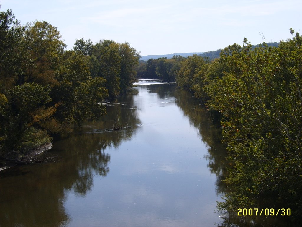 Looking South down the Mahoning River