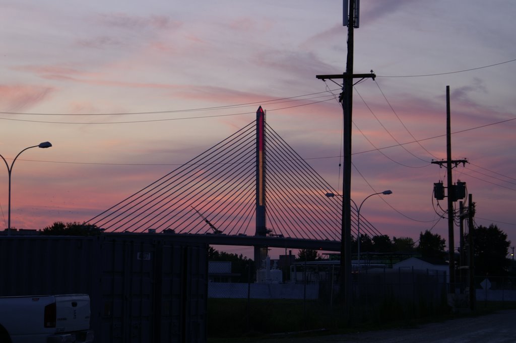 Veterans Glass City Skyway-Dusk