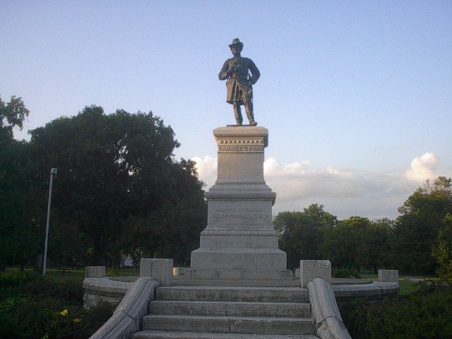Statue of General Steedman at Jamie Farr Park