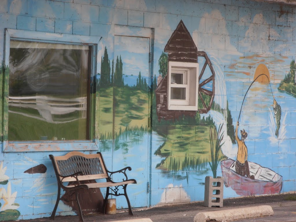 exterior smoking area