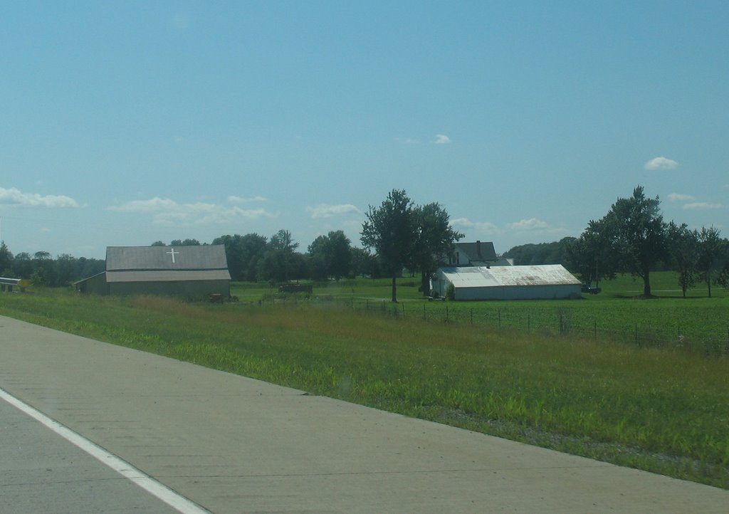 Religious barn on 30