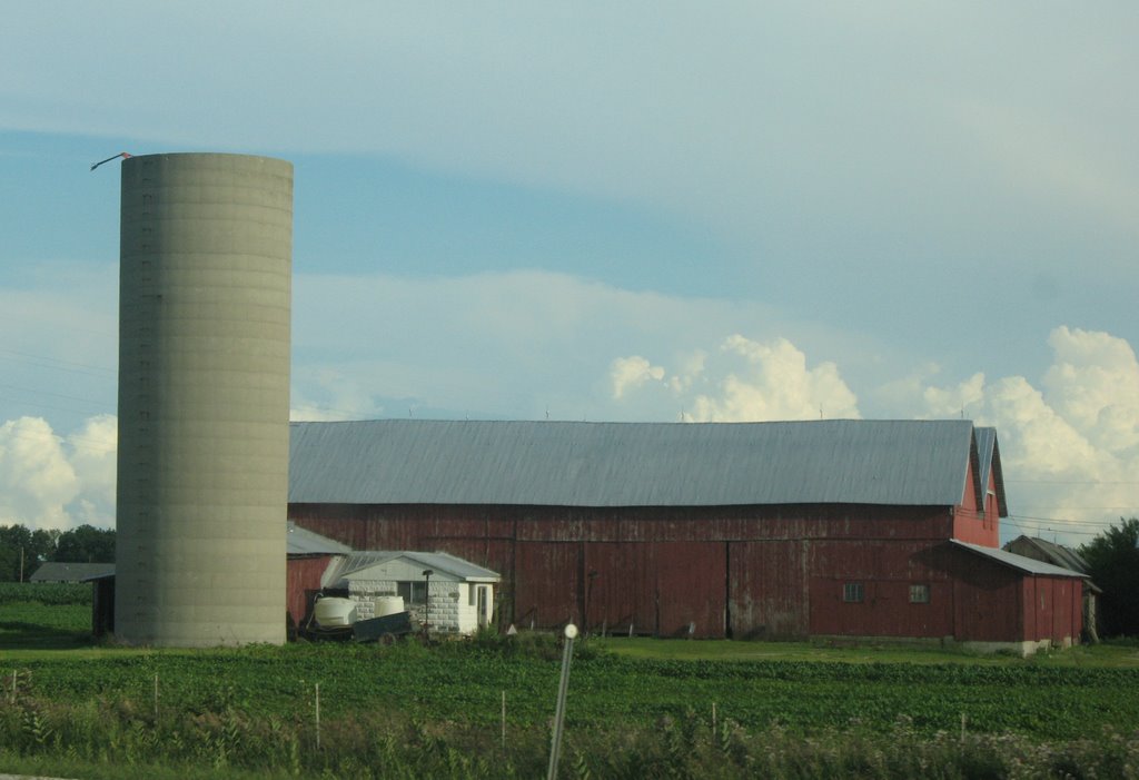Barn and the storm