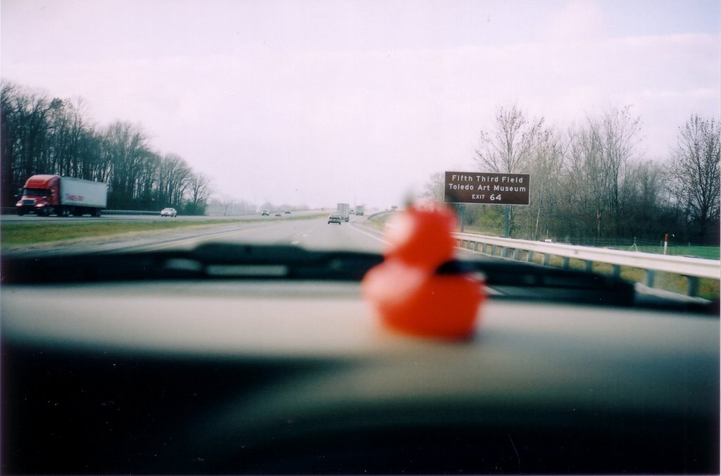 Devil Duck on the Ohio Turnpike