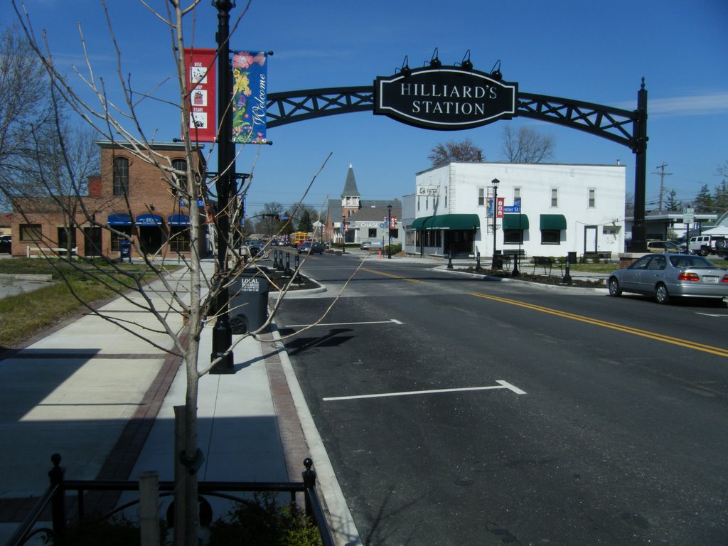 Main Street Hilliard, Ohio looking NE
