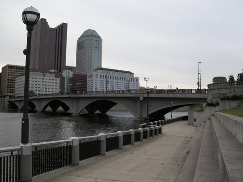 River near Veterans Memorial
