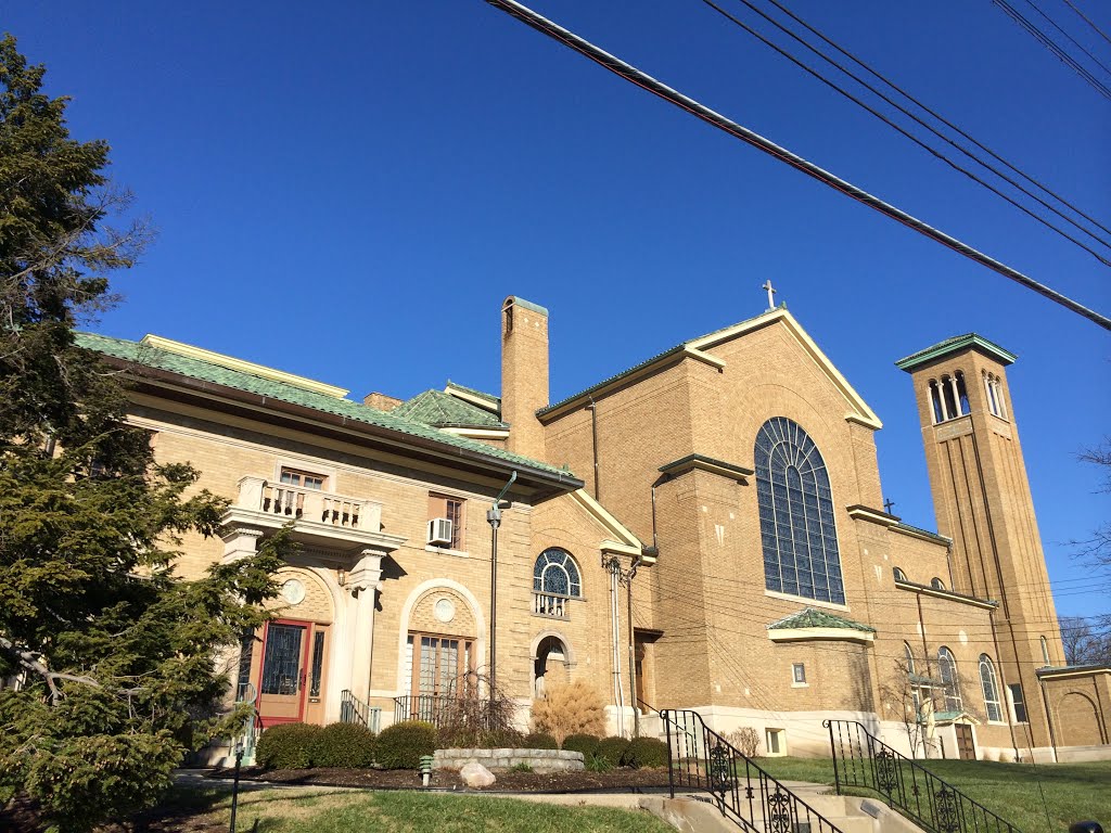 St. Martins Kirche aus St. Martin Straße, Cheviot, Cincinnati, OH