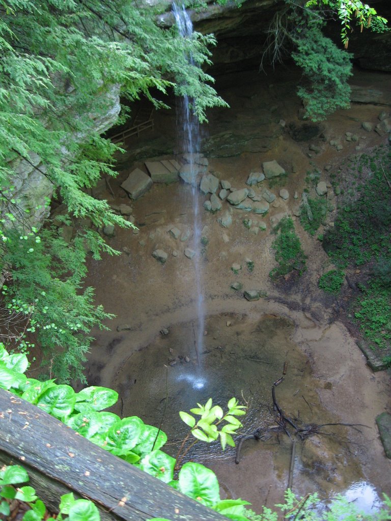 Ash Cave Falls from Top