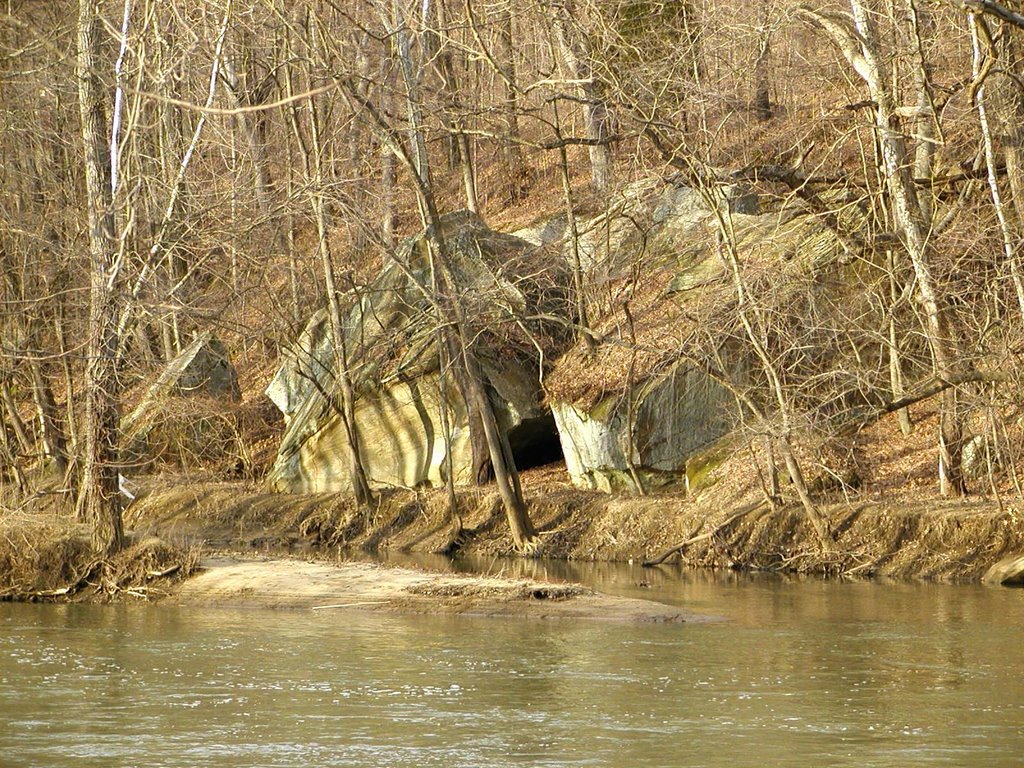 White Womans Rock - Coshocton County, Ohio - Subject Of Local Folklore