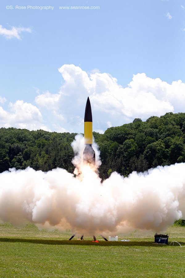 Model Rocket Flying at Bob Evans Farms, Rio Grande, OH
