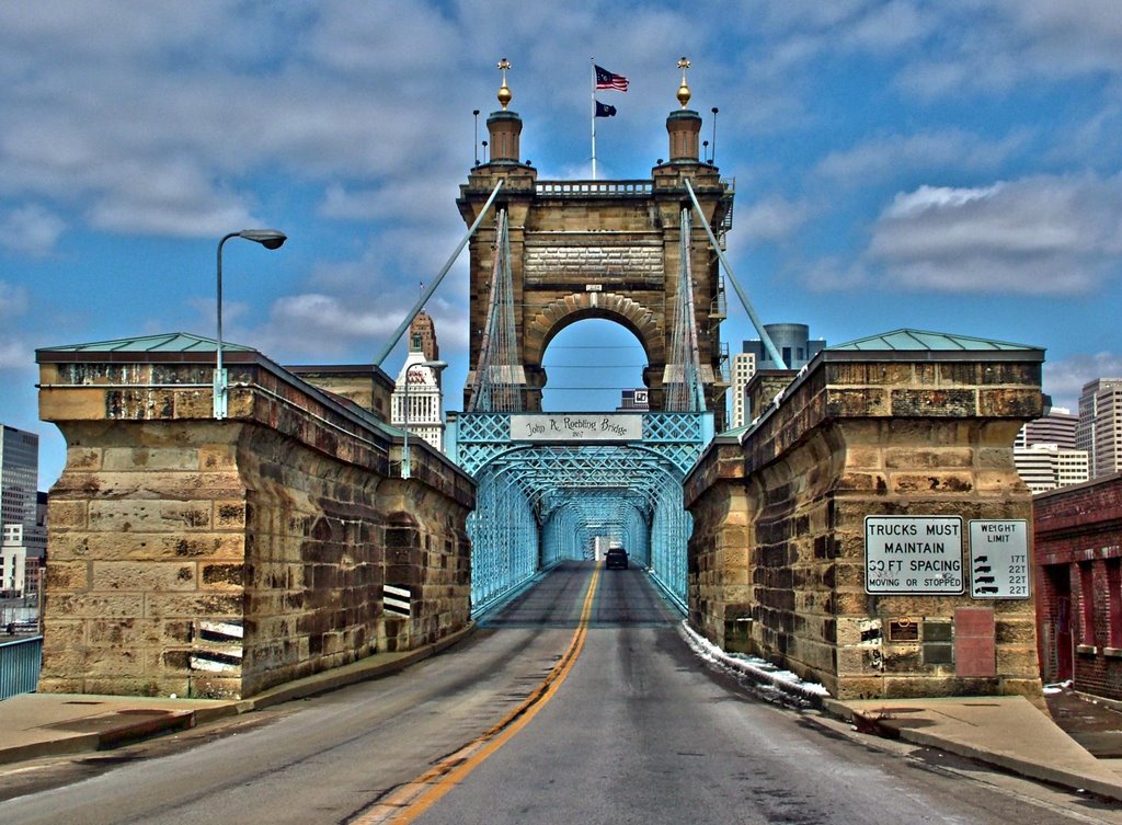 John A. Roebling Bridge, Ohio - Kentucky