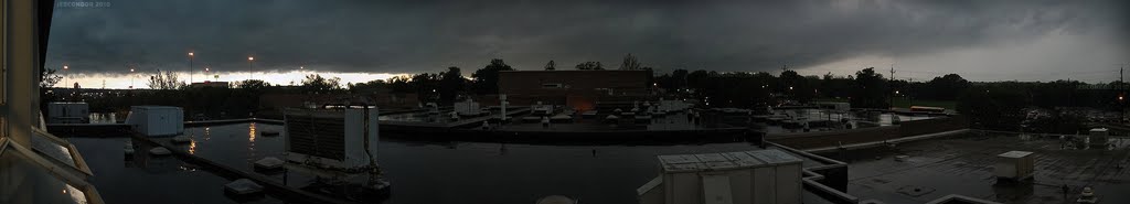 The skies were angry that morning...